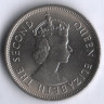 Монета 1 доллар. 1973 год, Гонконг.
