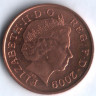 Монета 1 пенни. 2009 год, Великобритания.