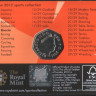 Монета 50 пенсов. 2011 год, Великобритания. Бочче.