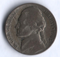 5 центов. 1943(S) год, США.