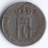 Монета 1 эре. 1919 год, Норвегия.