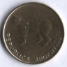 Монета 5 сентаво. 1987 год, Аргентина.