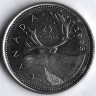 Монета 25 центов. 2005(P) год, Канада.