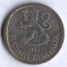 1 марка. 1965 год, Финляндия.