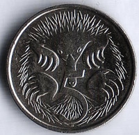 Монета 5 центов. 2018 год, Австралия.