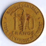 Монета 10 франков. 1987 год, Западно-Африканские Штаты. FAO.