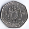 Монета 1 доллар. 1994 год, Барбадос.