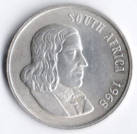 Монета 1 ранд. 1968 год, ЮАР. South Africa.