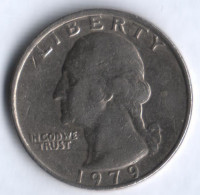 25 центов. 1979 год, США.