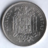 Монета 5 песет. 1949(49) год, Испания.