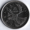 Монета 25 центов. 2011(ml) год, Канада.