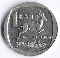 Монета 1 ранд. 2000 год, ЮАР. Suid-Afrika.