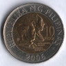10 песо. 2006 год, Филиппины.