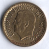 Монета 1 франк. 1945 год, Монако.