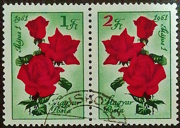 Набор почтовых марок (2 шт.). "День трудящихся". 1961 год, Венгрия.