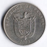 Монета 25 сентесимо. 2003 год, Панама. Панама-Вьехо.