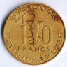 Монета 10 франков. 2003 год, Западно-Африканские Штаты. FAO.