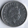 Монета 2 цента. 2004 год, Восточно-Карибские государства.