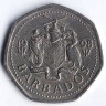 Монета 1 доллар. 1998 год, Барбадос.