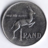 Монета 1 ранд. 1990 год, ЮАР. Питер Бота.