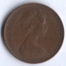 Монета 2 новых пенса. 1971 год, Великобритания.