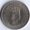 Монета 5 шиллингов. 1966 год, Джерси.