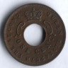 Монета 1 цент. 1959(H) год, Британская Восточная Африка.