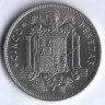 Монета 5 песет. 1949(50) год, Испания.