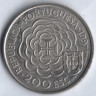 Монета 200 эскудо. 1997 год, Португалия. Бенто ди Гойша.