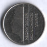 Монета 25 центов. 1984 год, Нидерланды.
