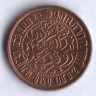 Монета 1/2 цента. 1934 год, Нидерландская Индия.