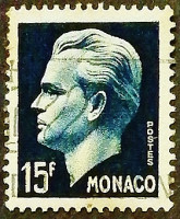 Почтовая марка. "Принц Ренье III". 1951 год, Монако.