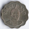 Монета 5 центов. 2007 год, Свазиленд.
