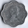 Монета 5 центов. 1992 год, Восточно-Карибские государства.