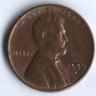 1 цент. 1959(D) год, США.
