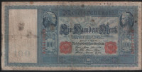 Бона 100 марок. 1910 год "А", Германская империя.