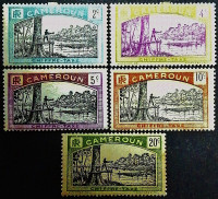 Набор доплатных марок (5 шт.). "Стандарт". 1925 год, Камерун.