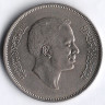 Монета 100 филсов. 1968 год, Иордания.