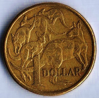 Монета 1 доллар. 2009 год, Австралия.