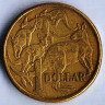 Монета 1 доллар. 2009 год, Австралия.