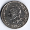 Монета 20 франков. 1970 год, Французская Полинезия.
