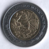 Монета 2 песо. 2007 год, Мексика.