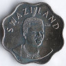 Монета 10 центов. 2005 год, Свазиленд.