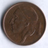 Монета 50 сантимов. 1983 год, Бельгия (Belgie).