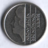 Монета 25 центов. 1991 год, Нидерланды.