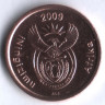 5 центов. 2009 год, ЮАР. (iNingizimu Afrika).