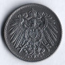 Монета 5 пфеннигов. 1919 год (E), Германская империя.