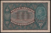 Бона 10 марок. 1919(AH) год, Польская Республика.