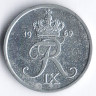 Монета 2 эре. 1969(C;S) год, Дания.