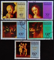 Набор почтовых марок (5 шт.). "Рождество`1982". 1982 год, Того.